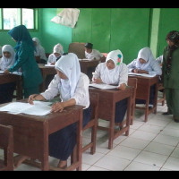 Siswa/i MTsN PUT Kabupaten RL Laksanakan UAMBN 