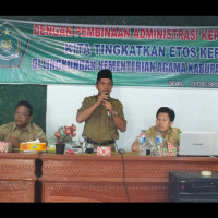 Kemenag Seluma Adakan Pembinaan Administrasi Kepegawaian