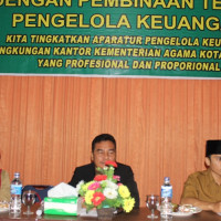 Kantor Kemenag Kota Bengkulu Adakan Pembinaan Teknis Pelaporan Keuangan