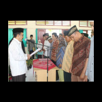 Ka. Kan Kemenag Kepahiang Lantik Pengurus Dewan Masjid ( DMI ) Kecamatan Se- Kabupaten Kepahiang