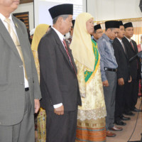 Ka.Kanwil Kemenag Bengkulu Kukuhkan Pemenang KUA Teladan, KS Teladan, Masjid Teladan, Musabaqah Baca Kita Kuning Bagi Penghulu dan Karya Tulis Ilmiah Bagi Penghulu