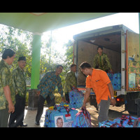 Tas Koper JCH Lebong Dikirim Menuju Embarkasi Antara Bengkulu