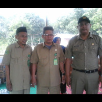 Wujud Kepedulian, Ka. KUA Selupu Rejang Ikut Bangun Masjid