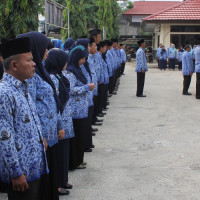 Kankemenag Kota Bengkulu Laksanakan Upacara Bulanan