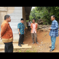 Kepala KUA Pondok Kelapa Dampingi Ka.KanKemenag Benteng Cek Lokasi Pembangunan KUA Percontohan