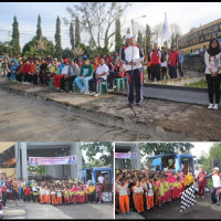 Ka. Kemenag BU Hadiri Pelepasan Jalan Santai Hari Guru Nasional