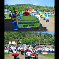 Drumband Madrasah Lebong Ikut Meriahkan Pembukaan MTQ Kabupaten