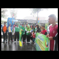 KUA Selupu Rejang Ramaikan Jalan Sehat Kemenag RL