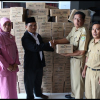 Kemenag Benteng Terima Pendistribusian Makanan Tambahan dari Dinkes Benteng