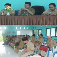 Kepala Kemenag Seluma Rakoor Dengan Ka.KUA dan Ka.Madrasah