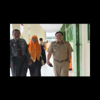 Ka. Dinas Dikpora Prov. Bengkulu Monitoring UN di MAN 2 Kepahiang