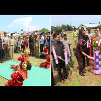 Peringati Bulan Bakti Gotong Royong, Kemenag Benteng Hadir Bersama Bupati