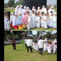 Tanamkan Nilai Agama, RA Perwanida Kemenag Bengkulu Utara Ikuti Parade Manasik Haji