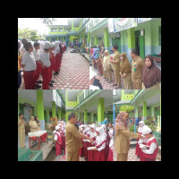 MIN 01 Dusun Curup Kabupaten RL Bagikan Raport Siswa