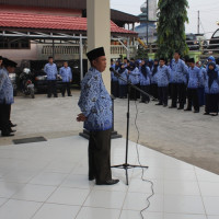 Kankemenag Kota Bengkulu Jadikan Upacara Bulanan Sebagai Ajang Silaturahim