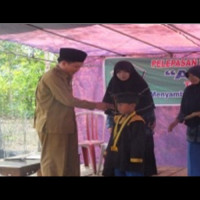 Kasi Pendidikan Madrasah Seluma Lepas Santri RA AL-Qadar