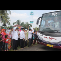 Bupati dan Ka. Kemenag BU Lepas CJH