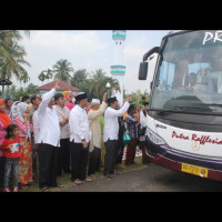 4 Armada Bus Antarkan 158 CJH Bengkulu Utara