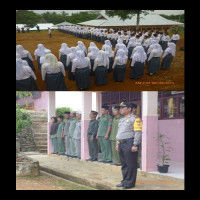 Polres Seluma Laksanakan Upacara Bendera Bersama MAN Seluma