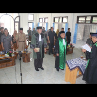 Ka.Kemenag BU Hadiri Pelantikan Wakil Ketua Pengadilan Agama