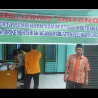 Kegiatan Pembinaan Administrasi Kepegawaian Kemenag Seluma Sukses 