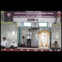 Ka.Kemenag BU Sambut Kedatangan Jemaah Haji