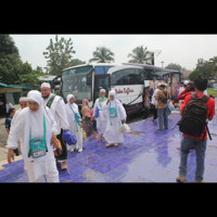 155 Jamaah Haji Asal Kab.Bengkulu Utara Tiba Dengan Selamat