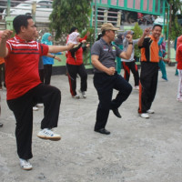 Kantor Kemenag Kota Bengkulu Semangat Laksanakan Senam Jantung Sehat