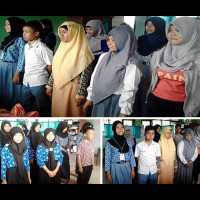 Siswa MTsN PU.Tanding dan MAN Filial Latihan Paduan Suara