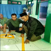 KUA Pondok Kubang Benteng Ukur Ulang Kiblat Masjid di 3 Desa