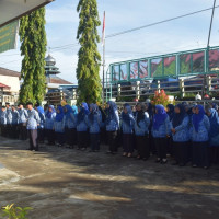 Kemenag Kota Bengkulu Gelar Upacara Bulanan