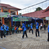 Tim Volly Putri Kemenag Kota Bengkulu Juara I Perlombaan HAB 