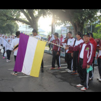 Ka.Kemenag RL Melepas Peserta Jalan Santai