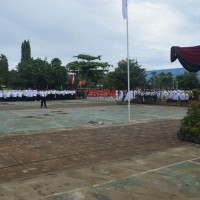 Ka. Kemenag Kota Bengkulu Beserta Jajaran Hadiri Upacara Puncak HAB 