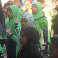   Mahasiswa PPL Senam Bersama Siswa/i MI GUPPI 11 Talang Rimbo