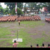 MTs Baitul Makmur Curup Tuan Rumah Upacara Pembukaan Seleksi Perkemahan Pramuka Nasional Provinsi Bengkulu