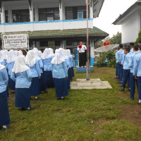 Ka.MTs Baitul Makmur RL Motivasi Siswa Hadapi TO 