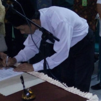 Ka.KUA Selupu Rejang Hadiri Pembinaan Pejabat Kemenag RL 