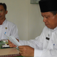 Kakan  Kemenag  BS  Minta  KUA Pino  Raya Buat Pamflet Imbauan  Pelayanan 