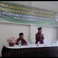 Kantor Kemenag Kota Bengkulu Adakan Pembinaan Administrasi Kepegawaian 