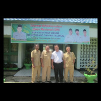 Kasi Pendidikan Madrasah Pantau UN MAN Manna