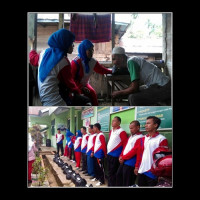 Peringati HUT, MIN Pondok Kubang Benteng Gelar Baksos