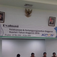 Kemenag Kota Bengkulu Ikuti Bimtek Evaluasi Penyerapan Anggaran