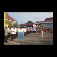 Ka. Subbag TU Kemenag BU damping Bupati Lepas Peserta Pawai Ta’aruf