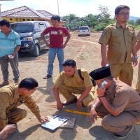  KUA Karang Tinggi Benteng Ukur Arah Kiblat Musolah Sekretariat DPRD  