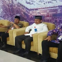 Ka.KanKemenag Benteng Sambut Kedatangan Jamaah Haji Kloter 3  