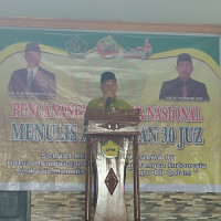 Ka. Kanwil Membuka acara Budaya Penulisan Mushaf Al-Quran