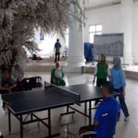 Guru Olahraga MIN 3 Kepahiang Masuk Final Tenis Meja dalam Rangka Menyambut HUT KORPRI  Kab. Kepahiang