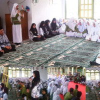 Kelurga Besar MAN 1 Kepahiang Syukuran Pembacaan Do’a Bersama Dalam Memperingati Hari Guru Nasional Ke-71 Di Musollah MAN 1 Kepahiang