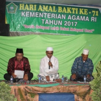 Jajaran Kemenag BU Gelar Istighosah dan Do’a Bersama